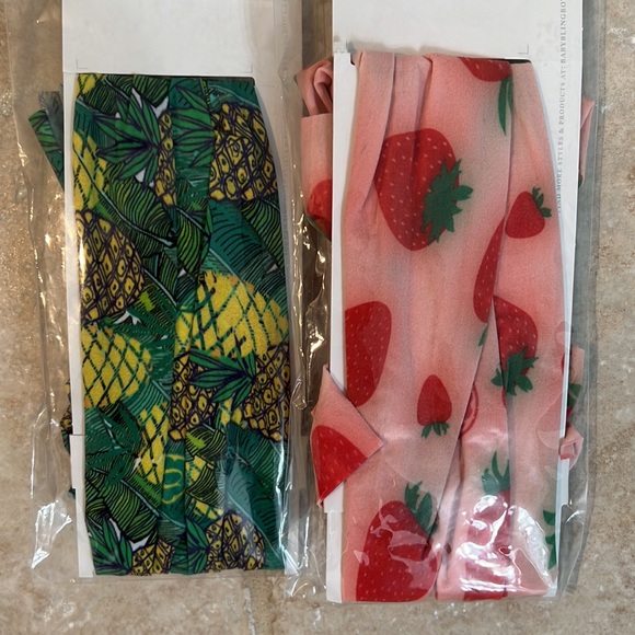 Baby bling BAB pineapple and strawberry 2 bows - Picture 2 of 2